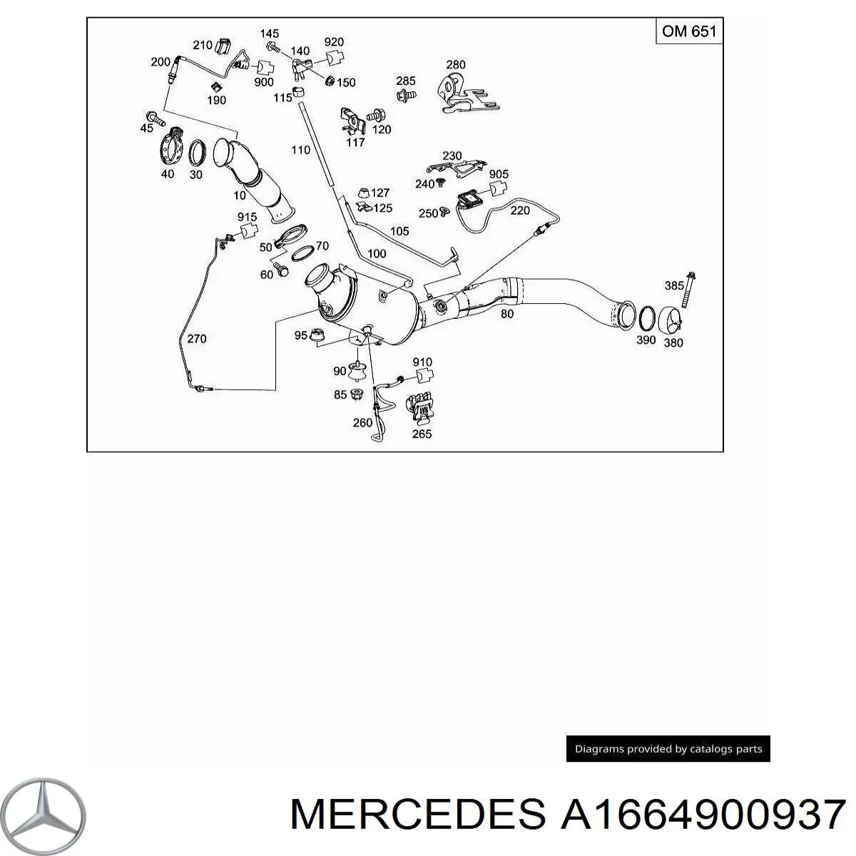A1664900937 Mercedes 