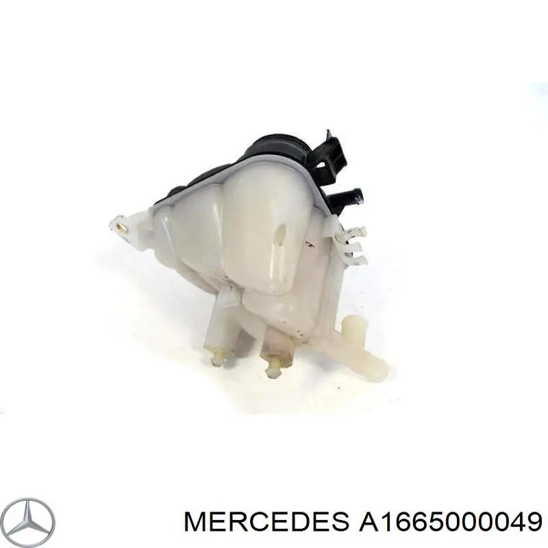Бачок системи охолодження двигуна розширювальний Mercedes A1665000049 ціна, від 38.17 USD