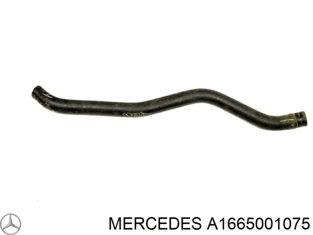 Шланг/патрубок радіатора охолодження, верхній A1665001075 Mercedes