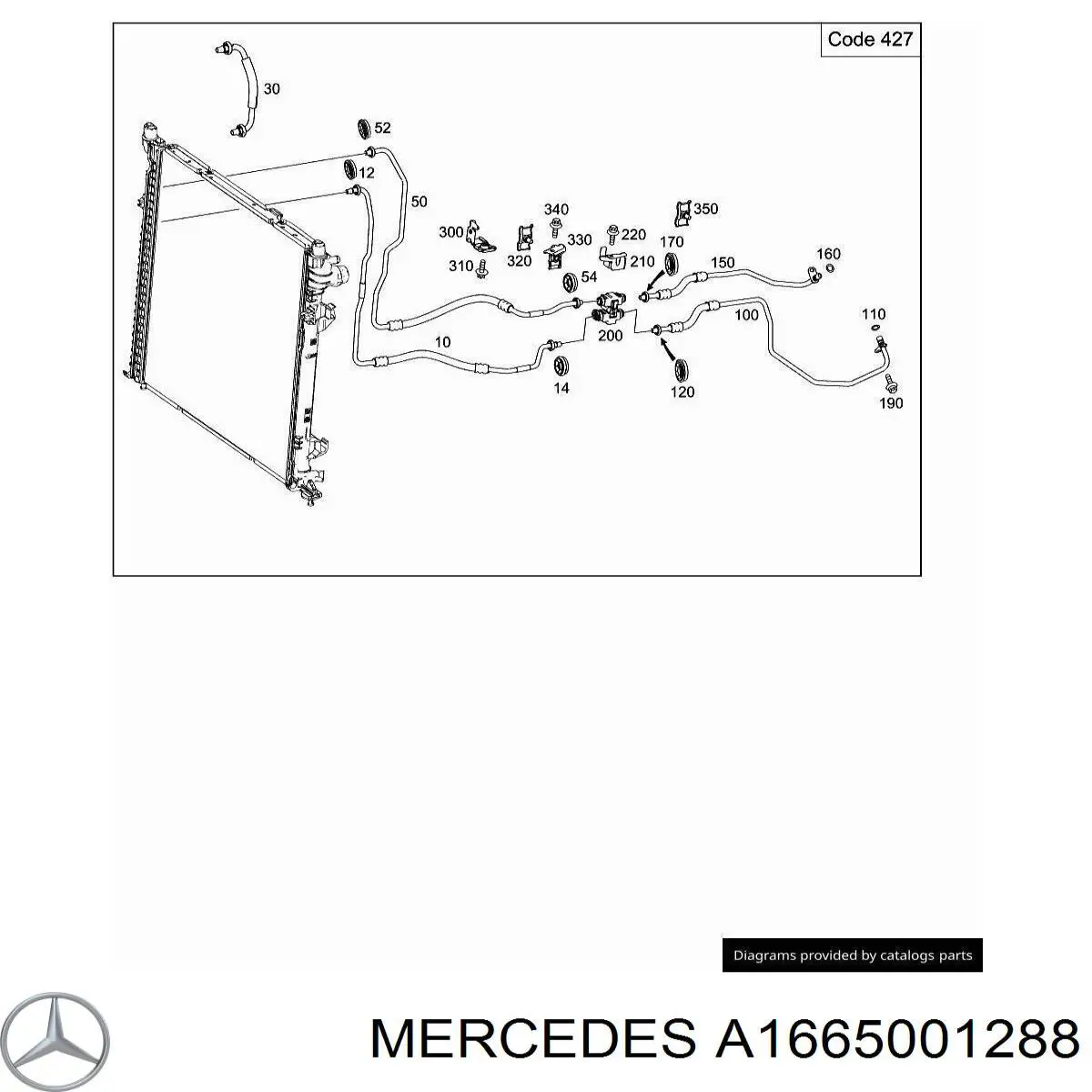 A1665001288 Mercedes 