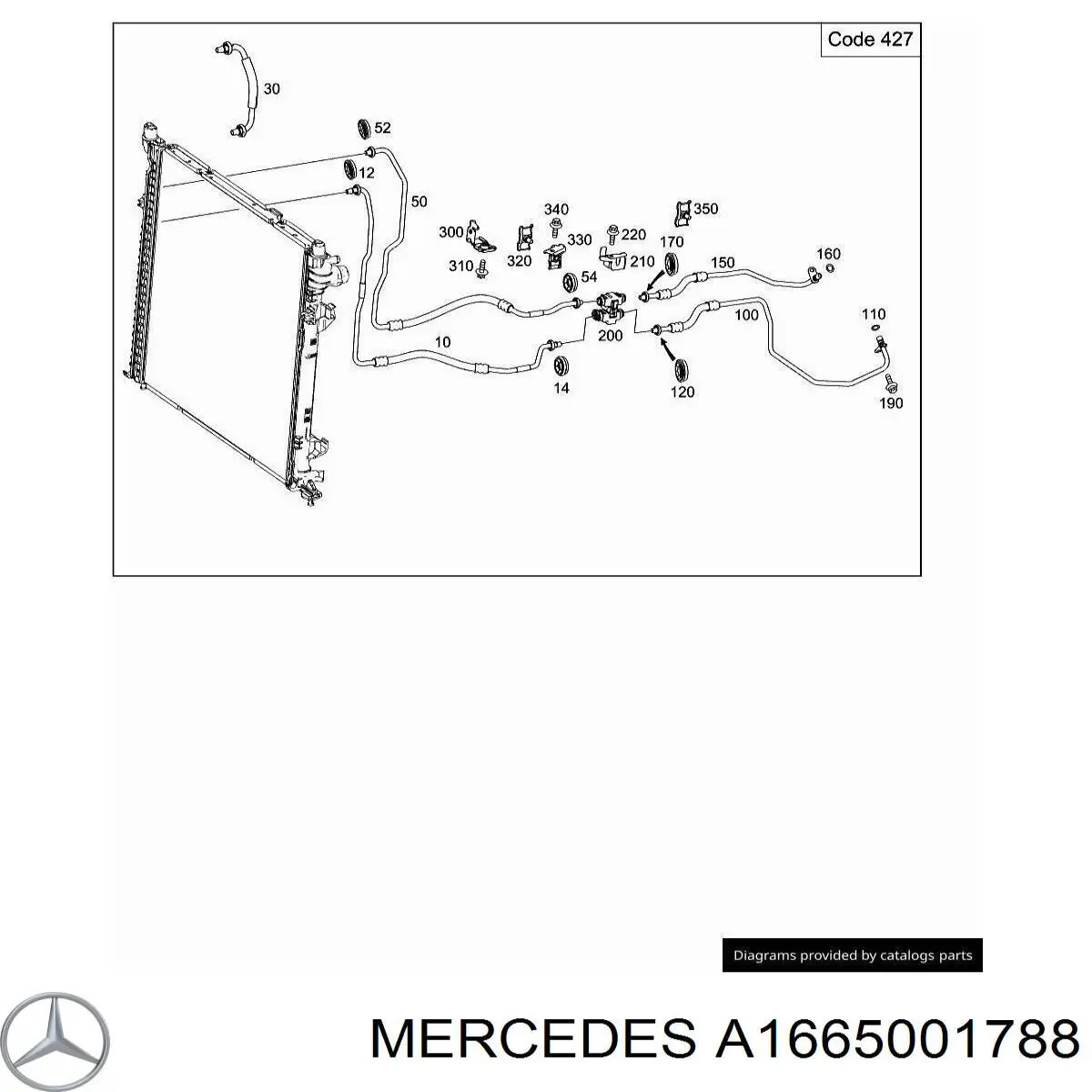 A1665001788 Mercedes 