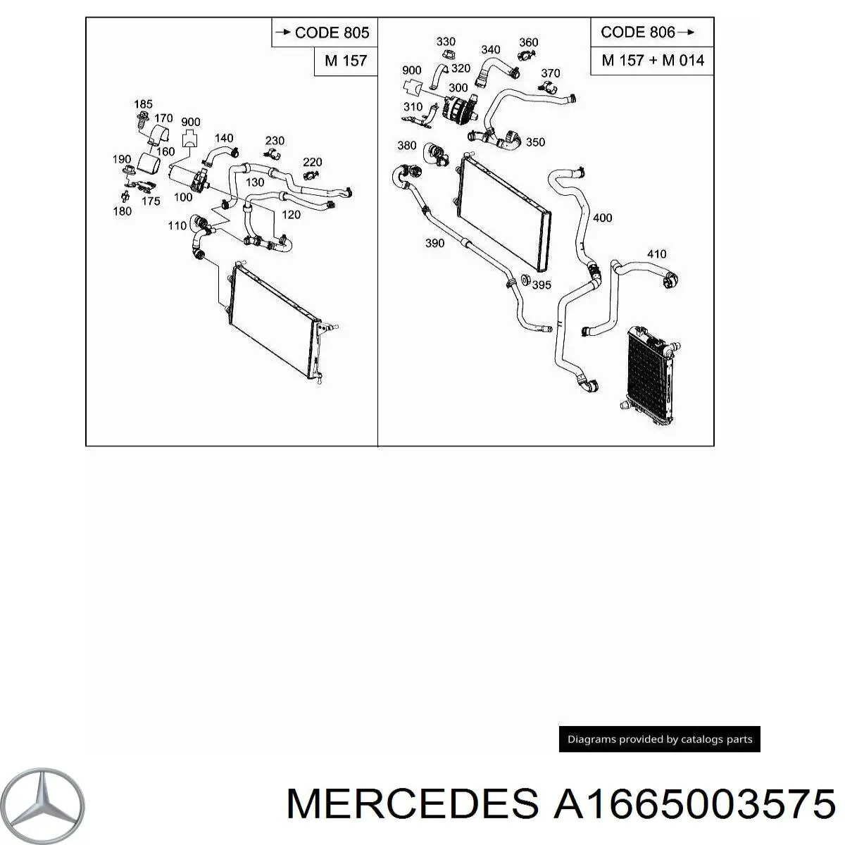 A1665003575 Mercedes 