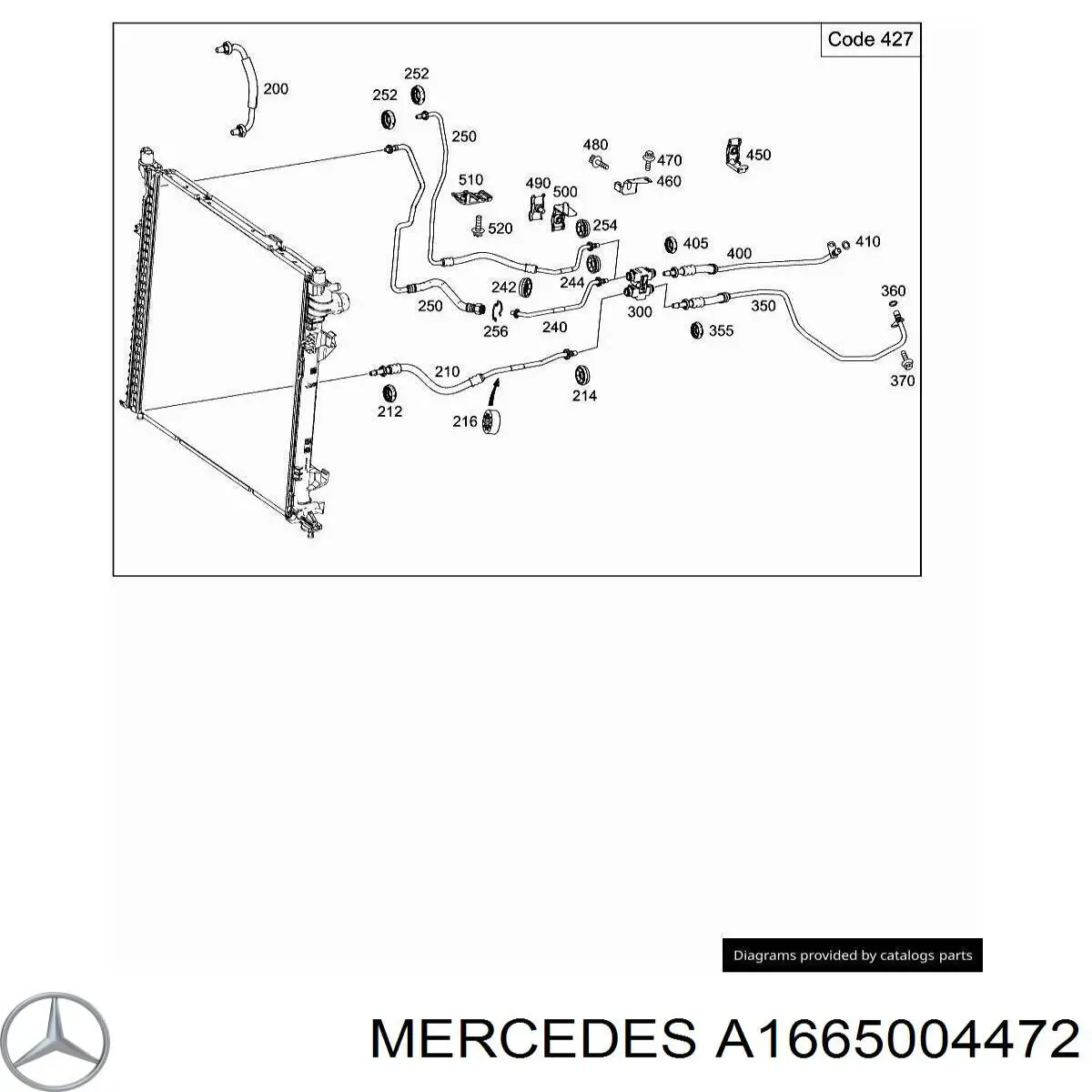  Mercedes A1665004472 ціна, від 27.00 USD