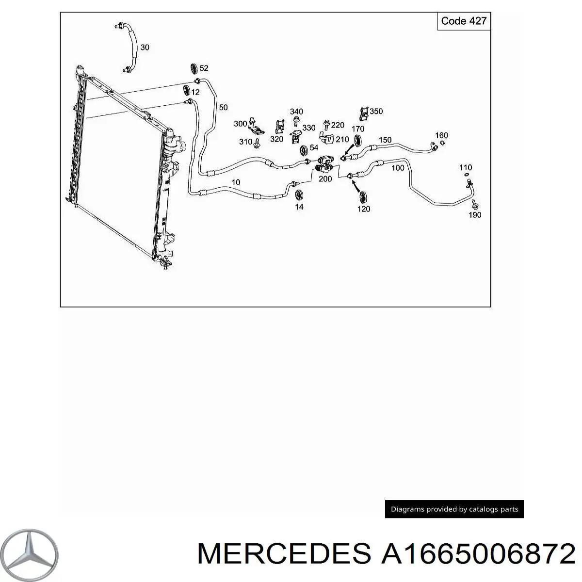  Mercedes A1665006872 ціна, від 82.26 USD