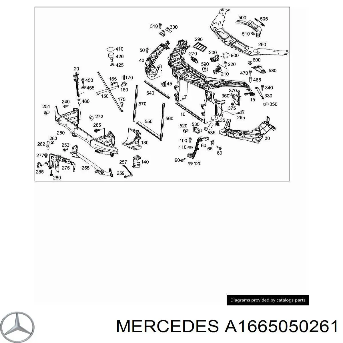 A1665050261 Mercedes 