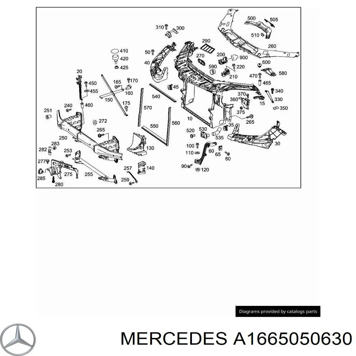 A1665050630 Mercedes 