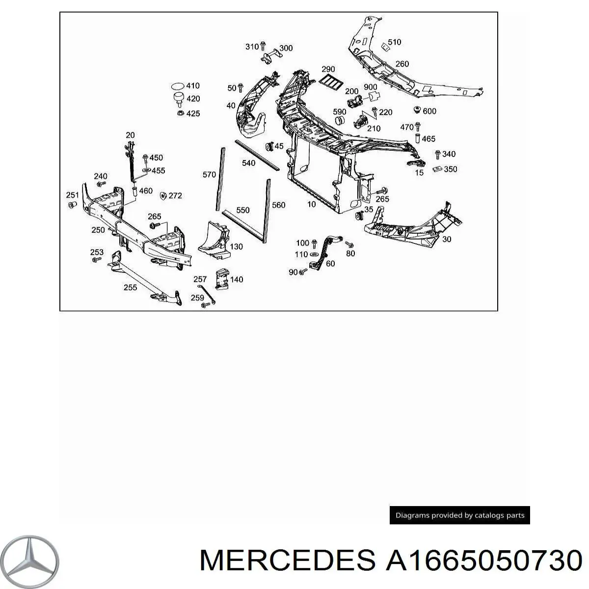 A1665050730 Mercedes 