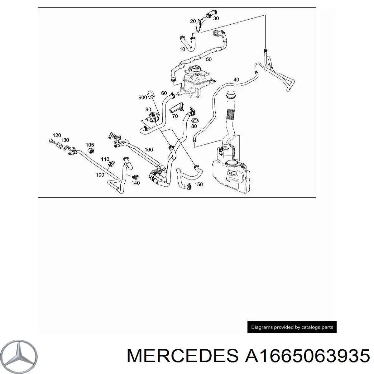  Mercedes A1665063935 ціна, від 318.86 USD