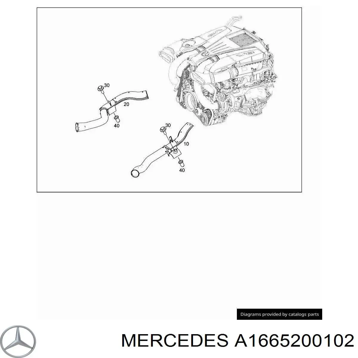  Mercedes A1665200102 ціна, від 19.00 USD
