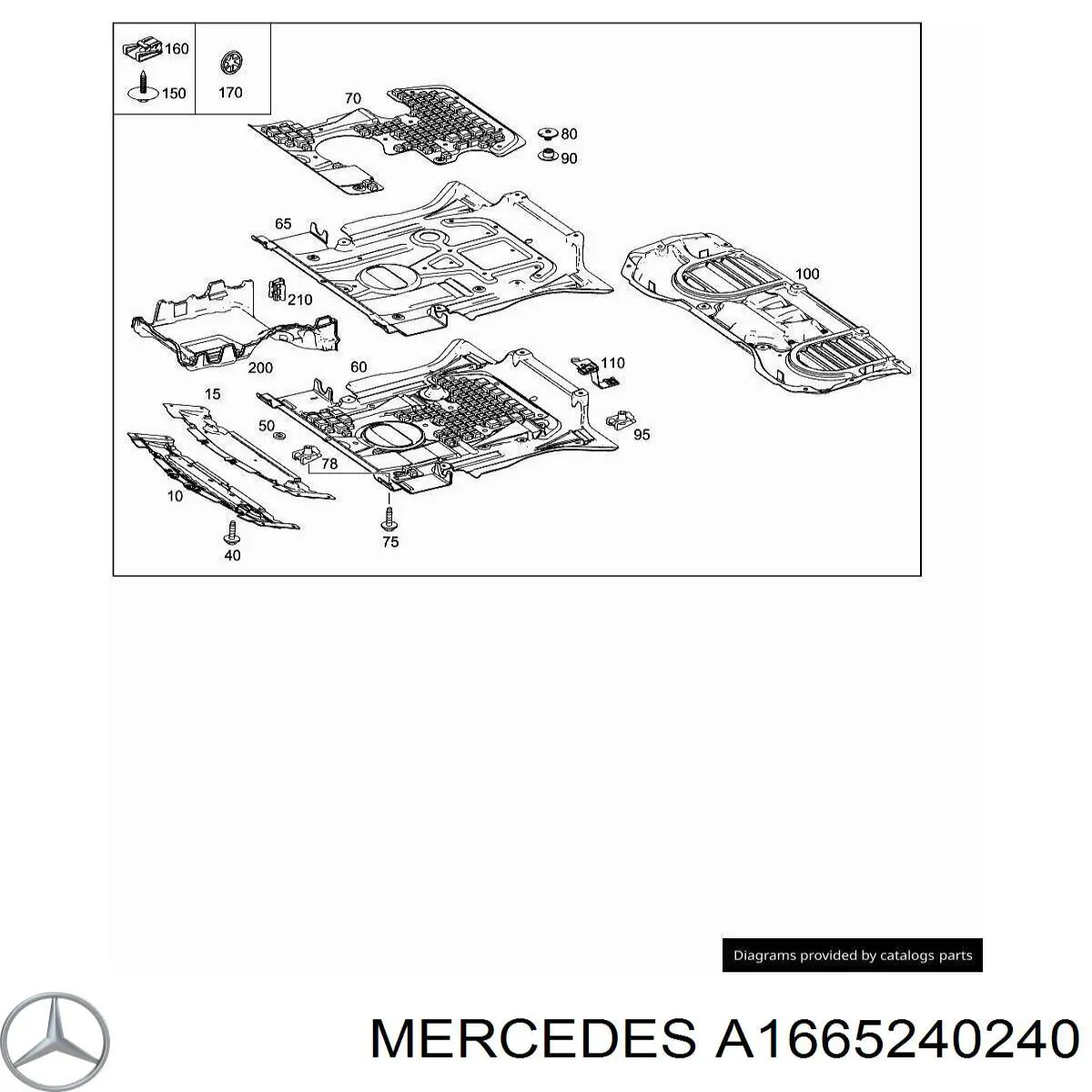 A1665240240 Mercedes 