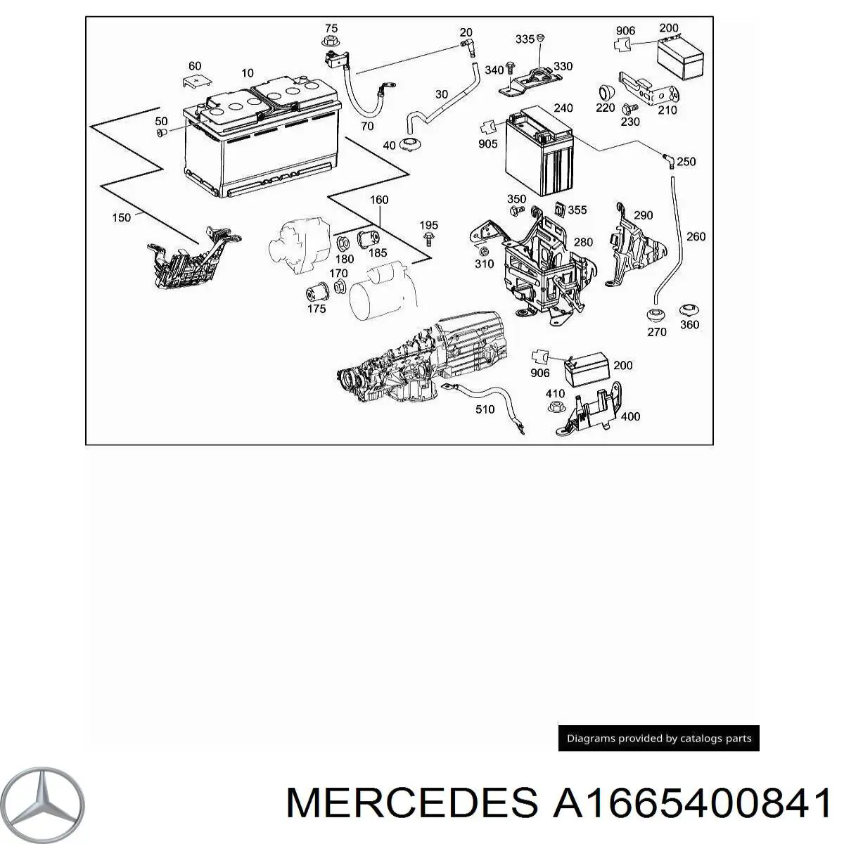 A1665400841 Mercedes 