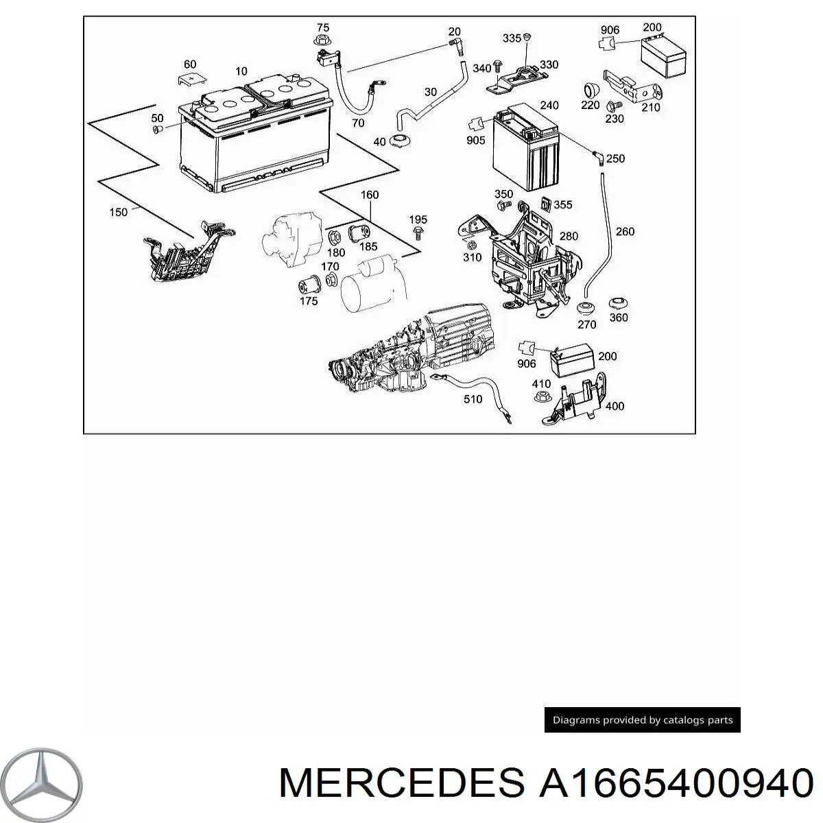 A1665400940 Mercedes 