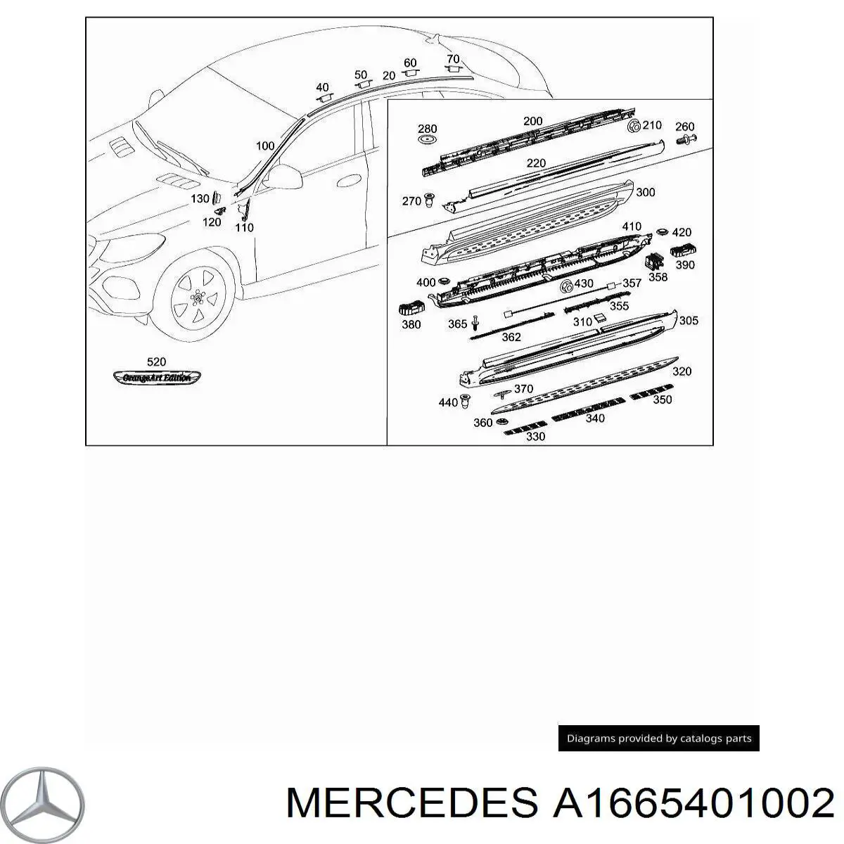 A1665401002 Mercedes 