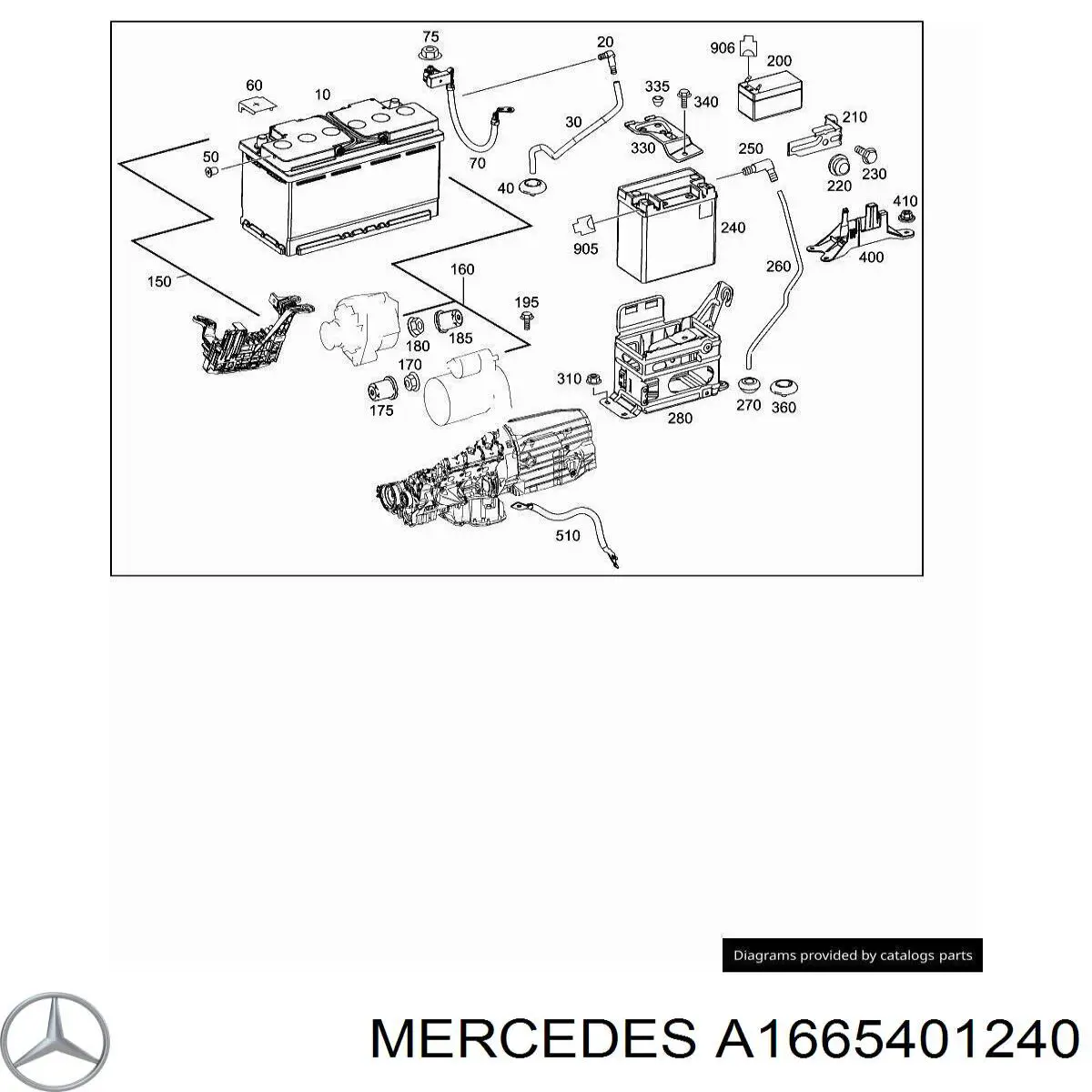 A1665401240 Mercedes 