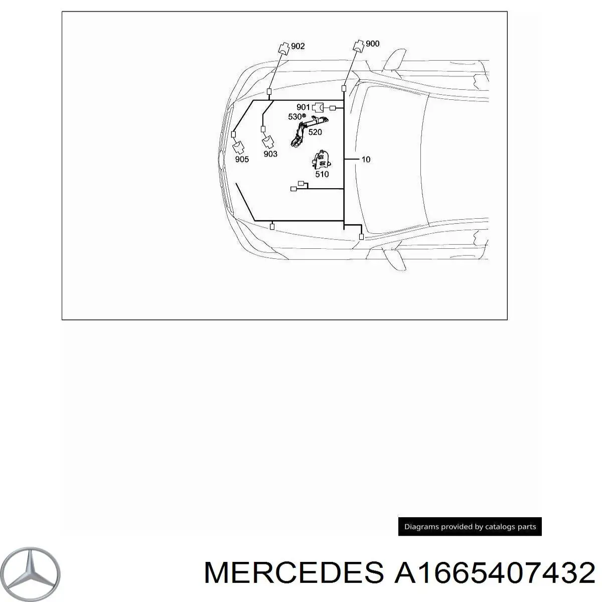  Mercedes A1665407432 ціна, від 25.34 USD