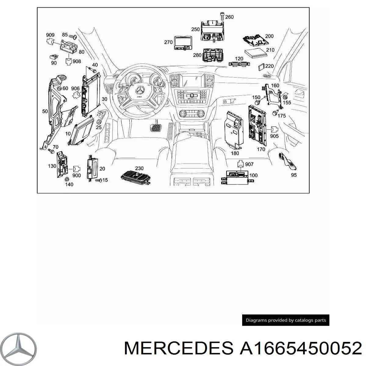A1665450052 Mercedes 
