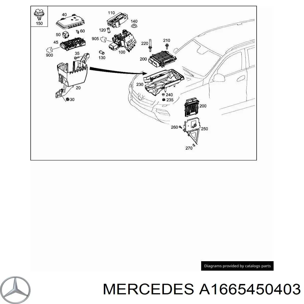 A1665450403 Mercedes 