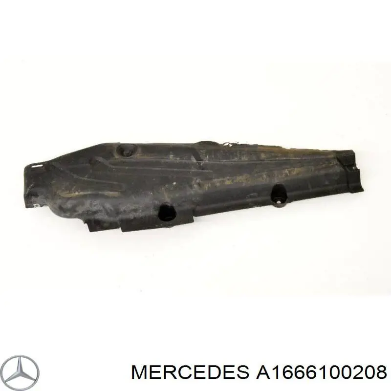 Купити A1666100208 Mercedes Захист днища, лівий