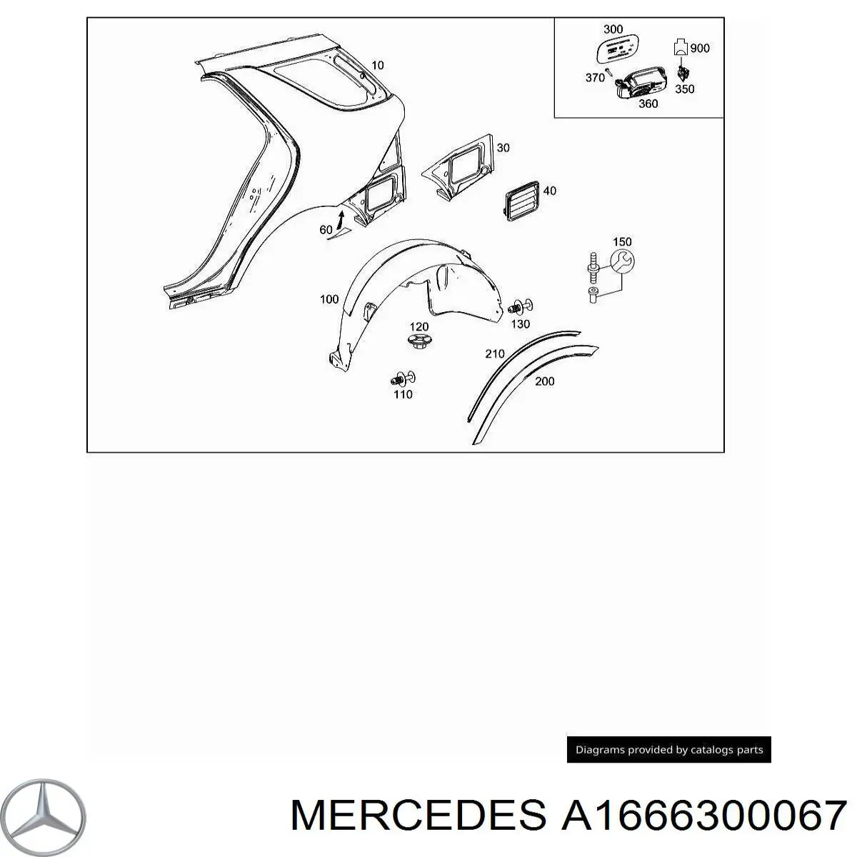 A1666300067 Mercedes 