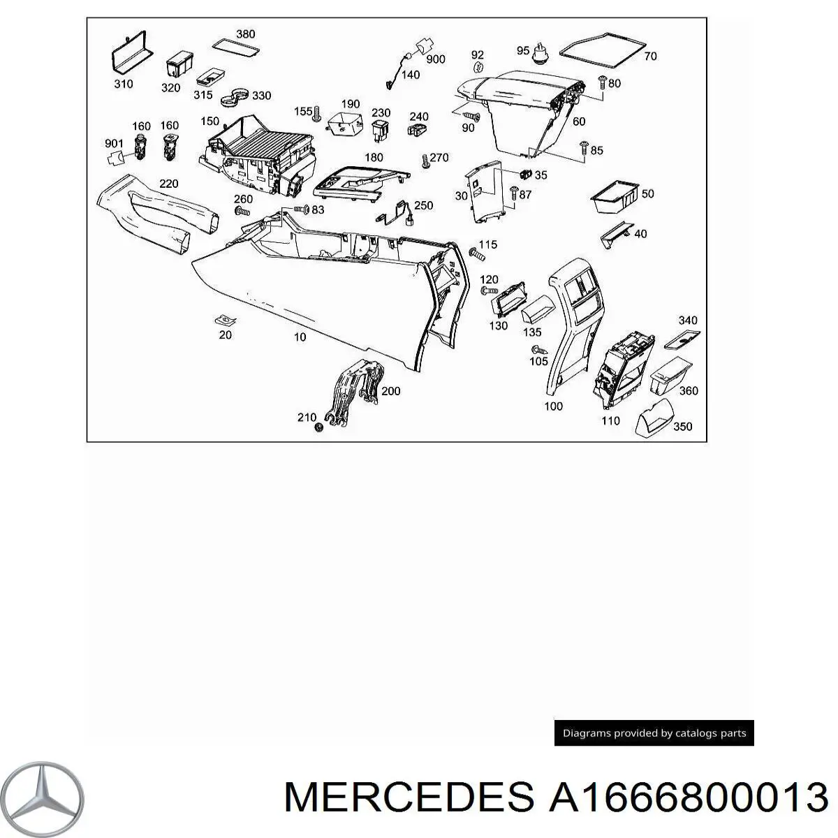 A1666800013 Mercedes 