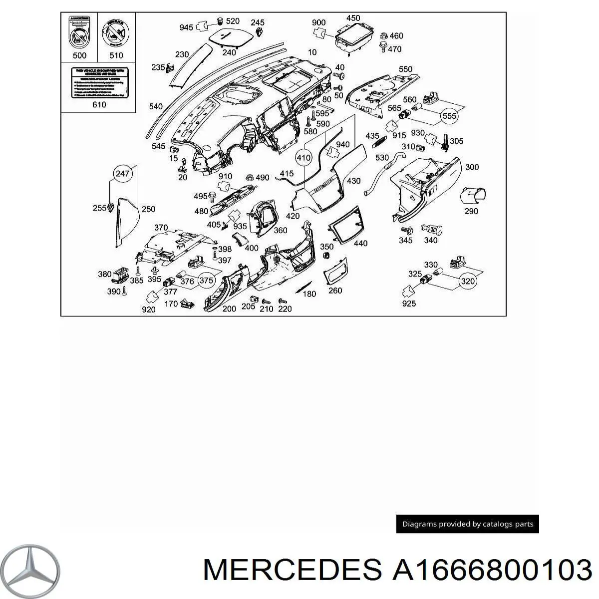 A1666800103 Mercedes 
