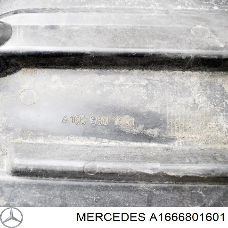 Захист днища, лівий Mercedes A1666801601 ціна, від 94.27 USD
