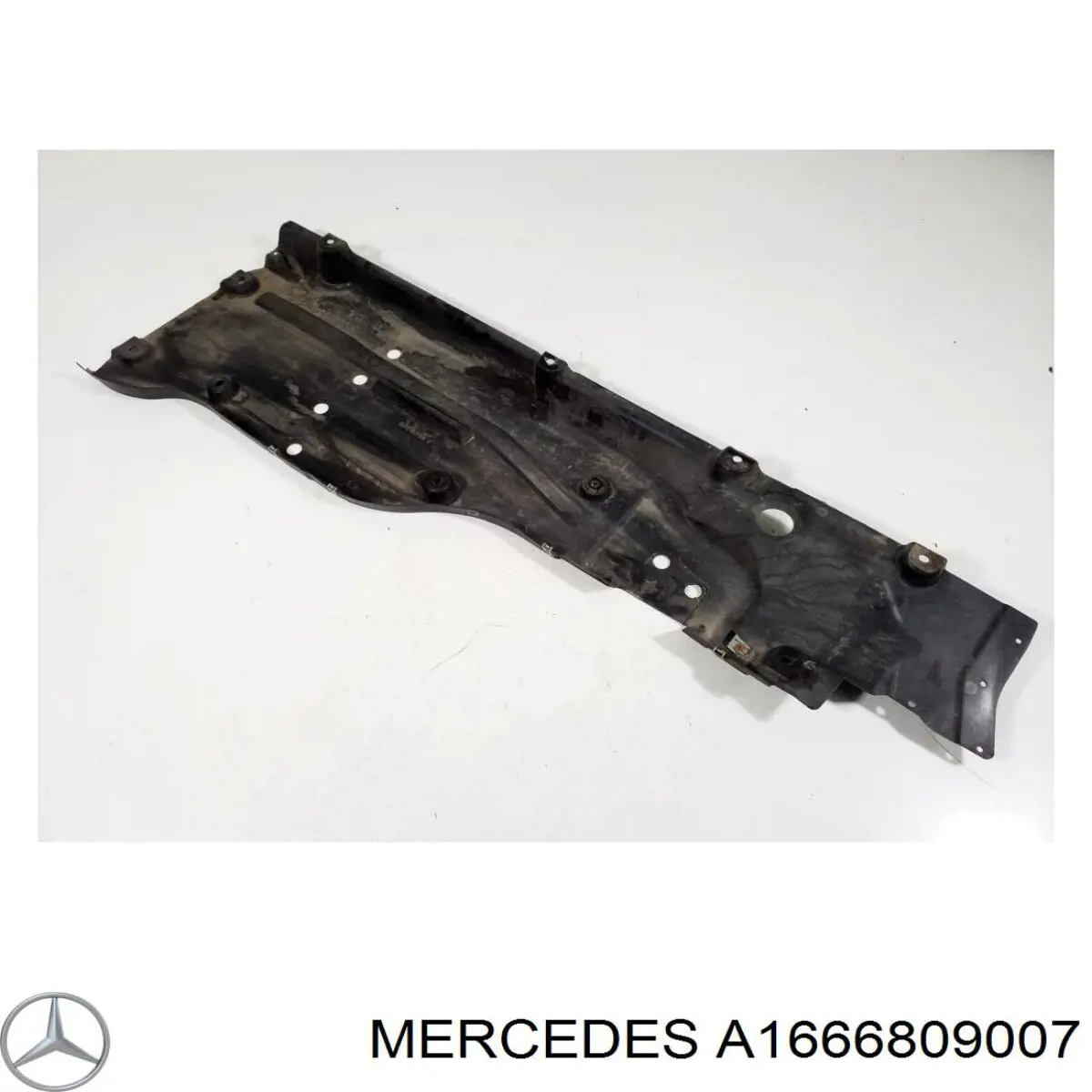 Захист днища, лівий Mercedes A1666809007 ціна, від 45.66 USD