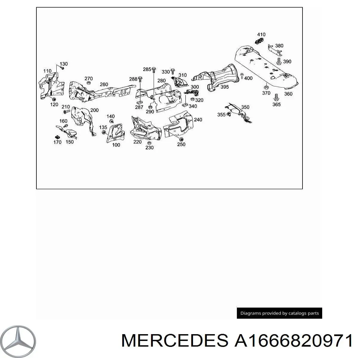 Купити A1666820971 Mercedes 