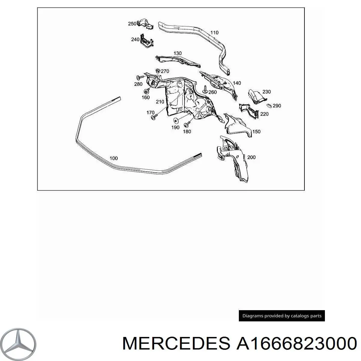 A1666823000 Mercedes 