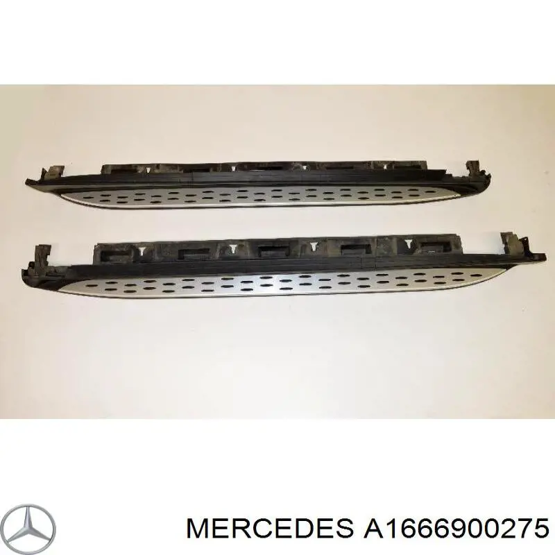 Накладка зовнішня (молдинг) порога, правий Mercedes A1666900275 ціна, від 138.43 USD