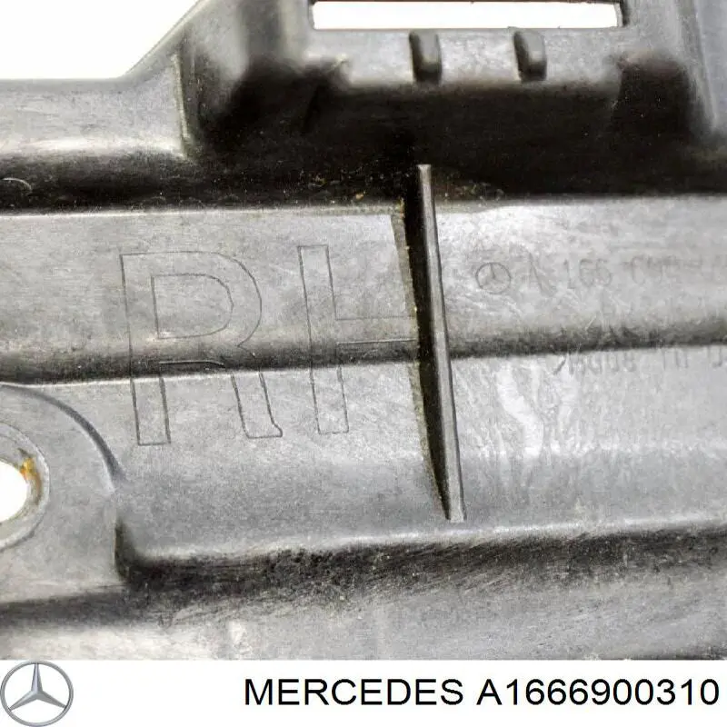Рейлінг даху правий Mercedes A1666900310 ціна, від 182.79 USD