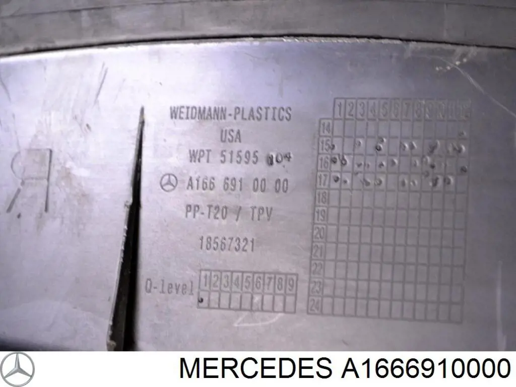  Mercedes A1666910000 ціна, від 20.52 USD