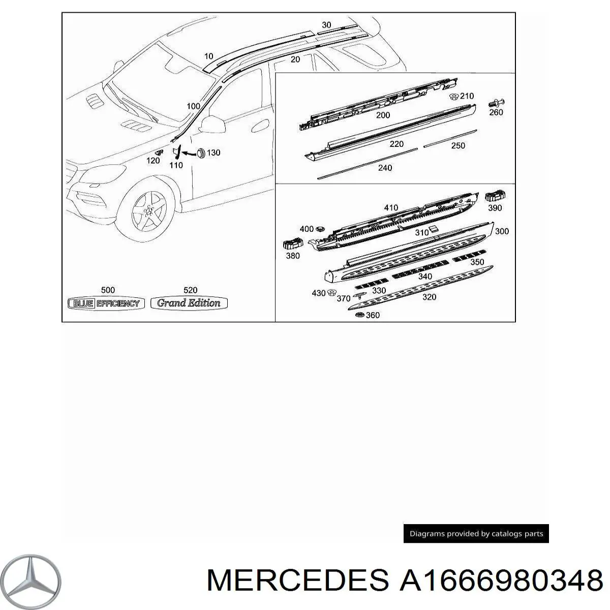  Mercedes A1666980348 ціна, від 28.22 USD