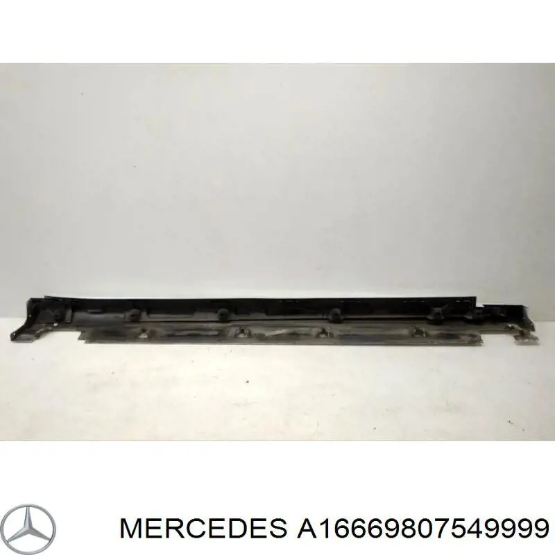 Накладка зовнішня (молдинг) порога, лівий Mercedes A16669807549999 ціна, від 54.58 USD