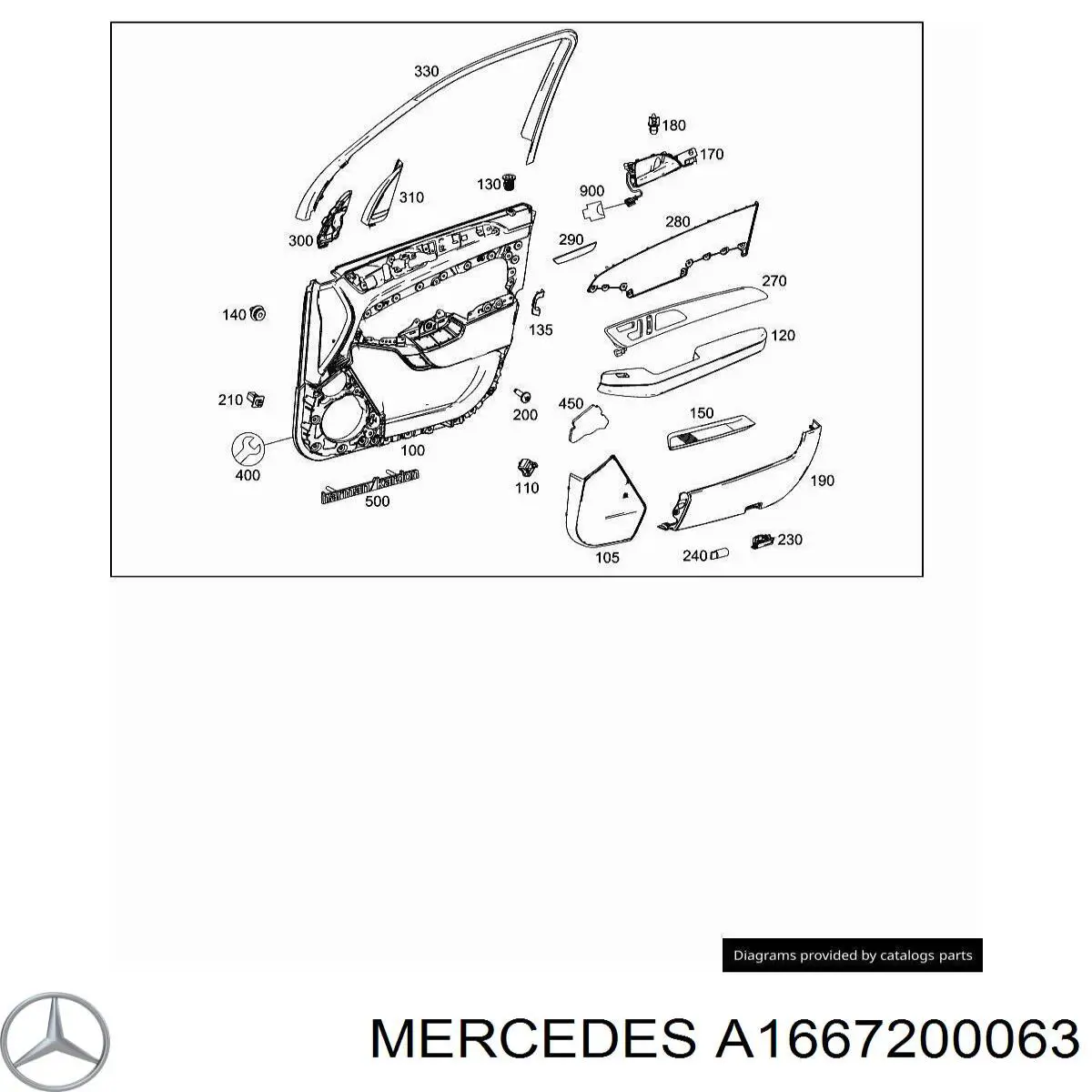  Mercedes A1667200063 ціна, від 38.01 USD