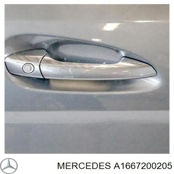 A1667200205 Mercedes двері передні, праві