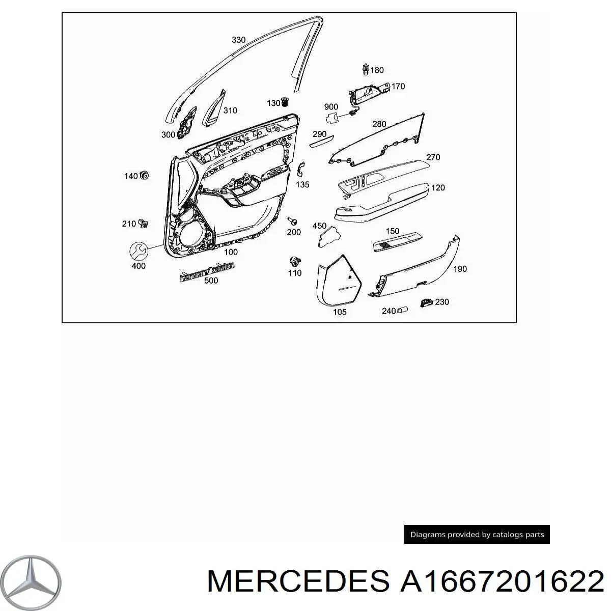 A1667204402 Mercedes 
