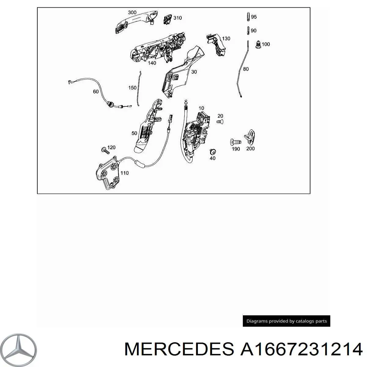  Mercedes A1667231214 ціна, від 6.33 USD