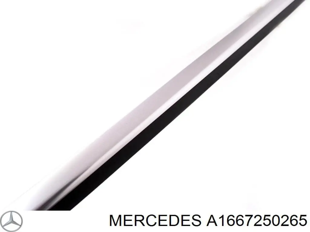 Ущільнювач скла передніх дверей правої, зовнішній (планка) Mercedes A1667250265 ціна, від 12.67 USD