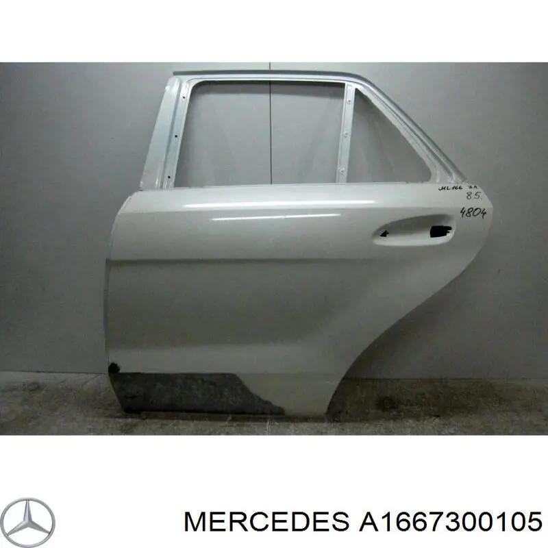 Двері задні, ліві на Mercedes ML/GLE (W166)