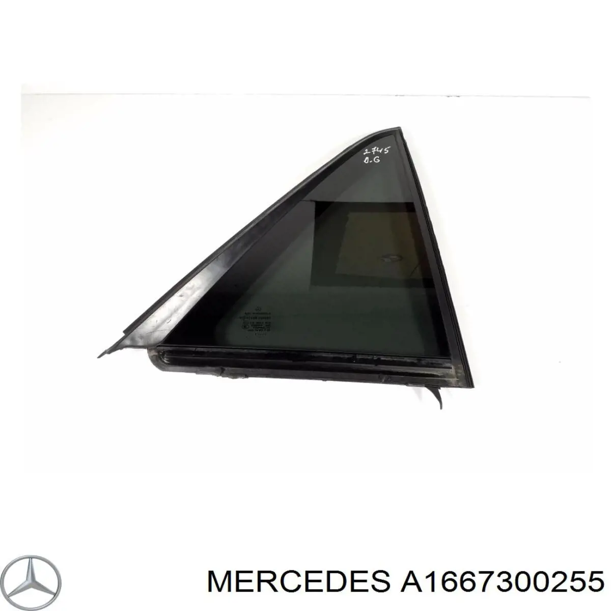 Скло кутове дверей задніх Mercedes A1667300255 ціна, від 28.22 USD