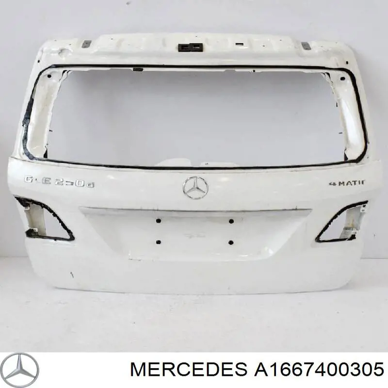 Двері задні, багажні (3-і)/(5-і) (ляда) на Mercedes ML/GLE (W166)