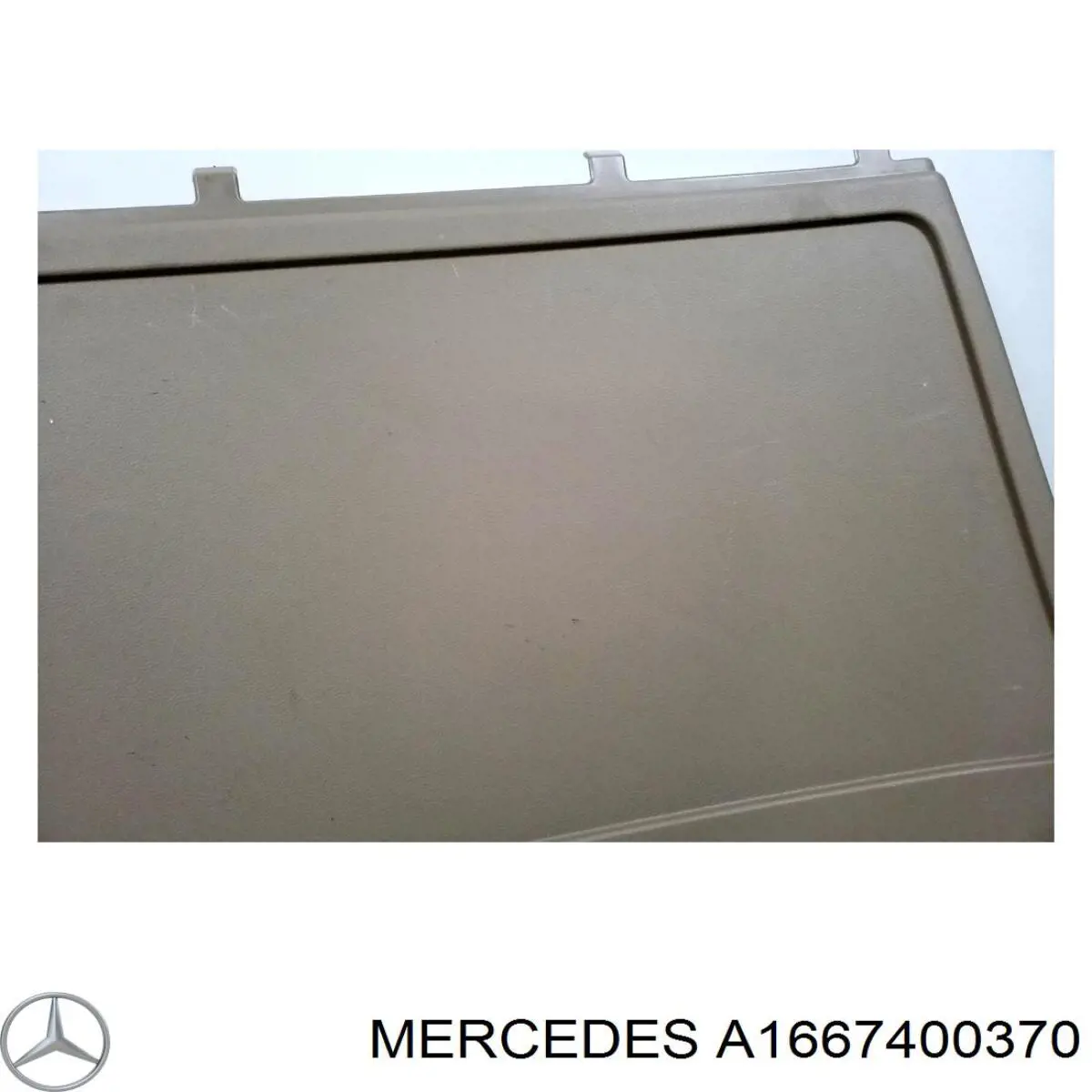 Обшивка-облицювання кришки багажника A1667400370 Mercedes