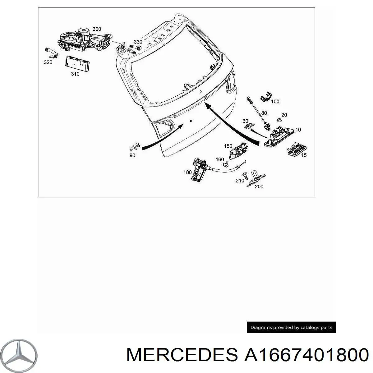 A1667401800 Mercedes 