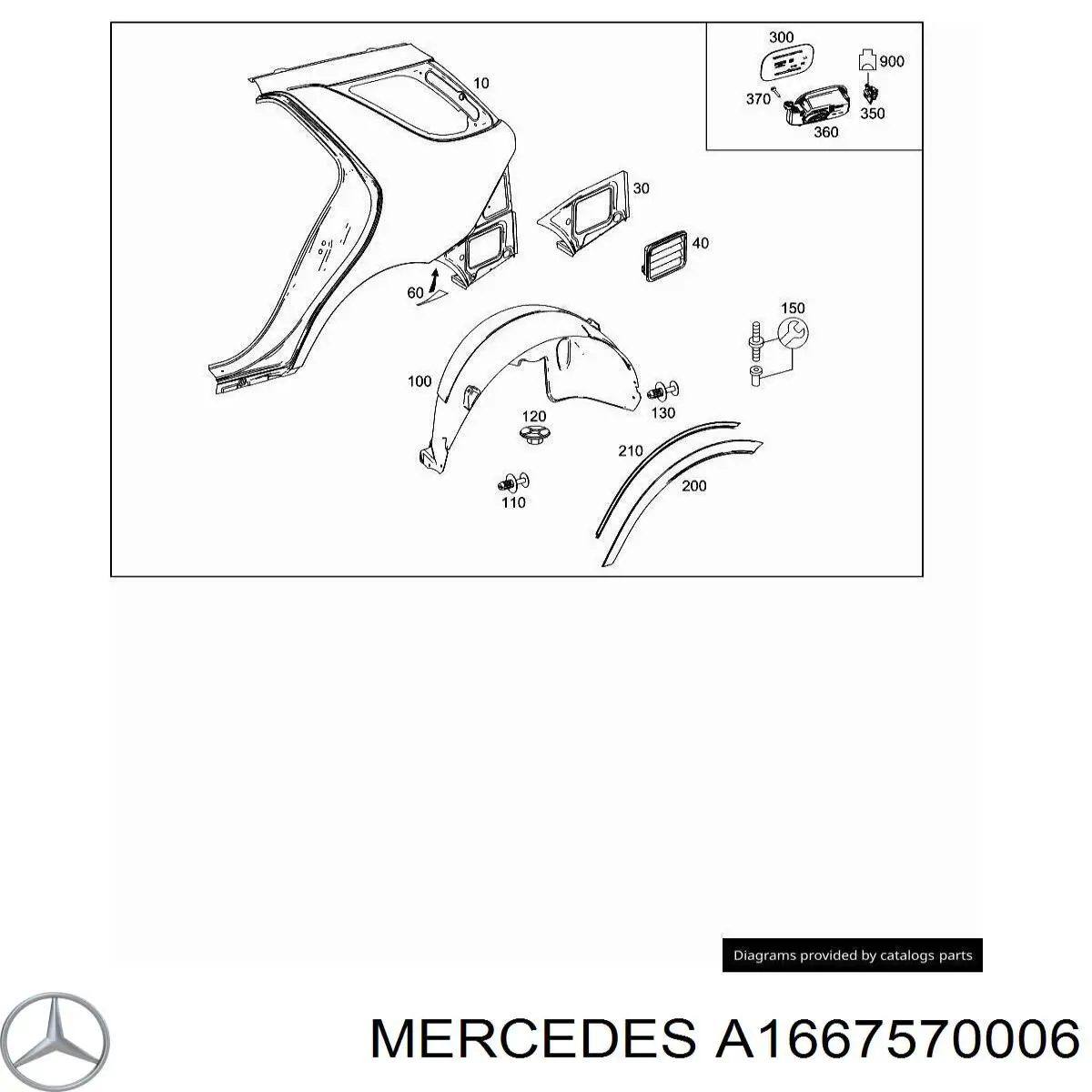 A1667570006 Mercedes 
