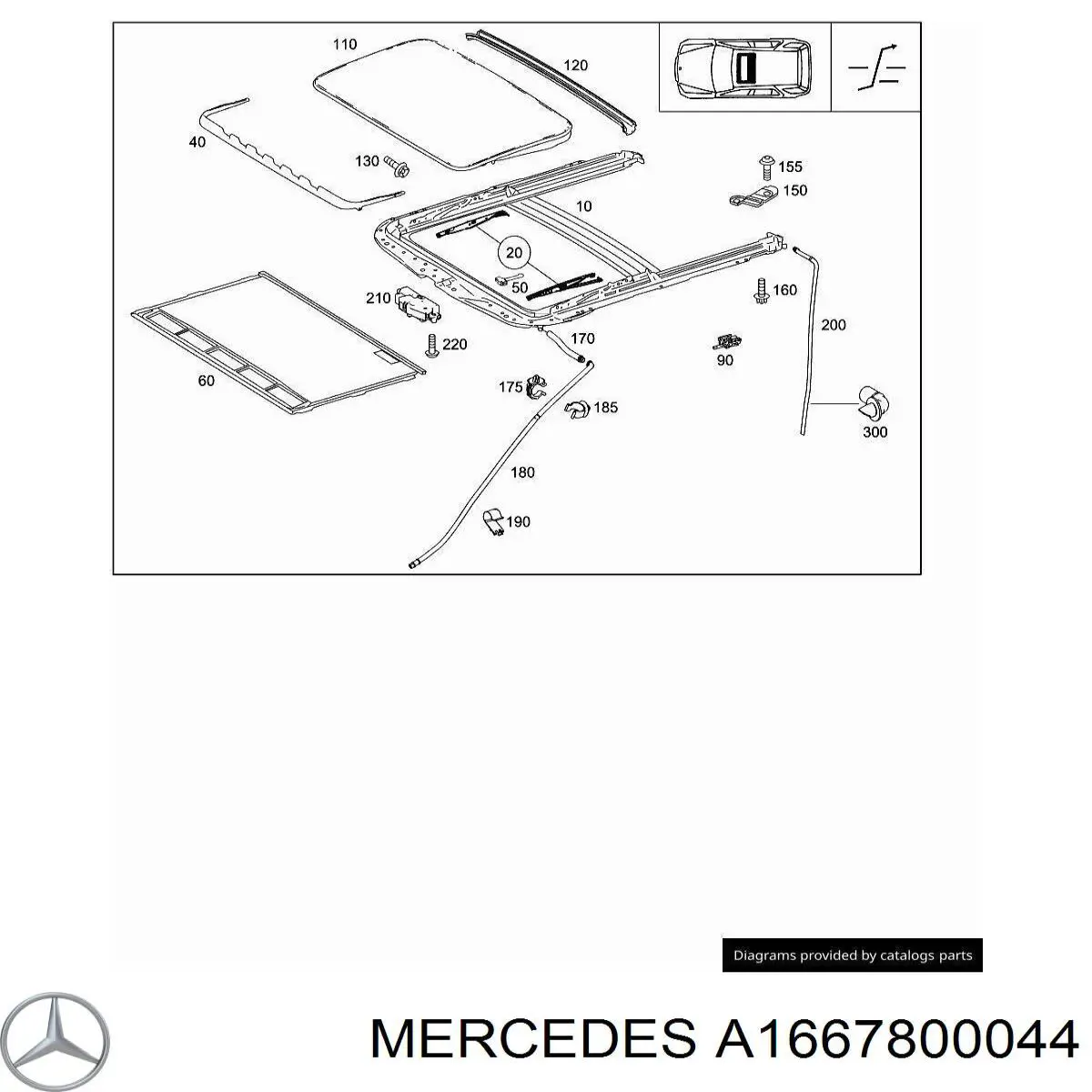 A1667800044 Mercedes 