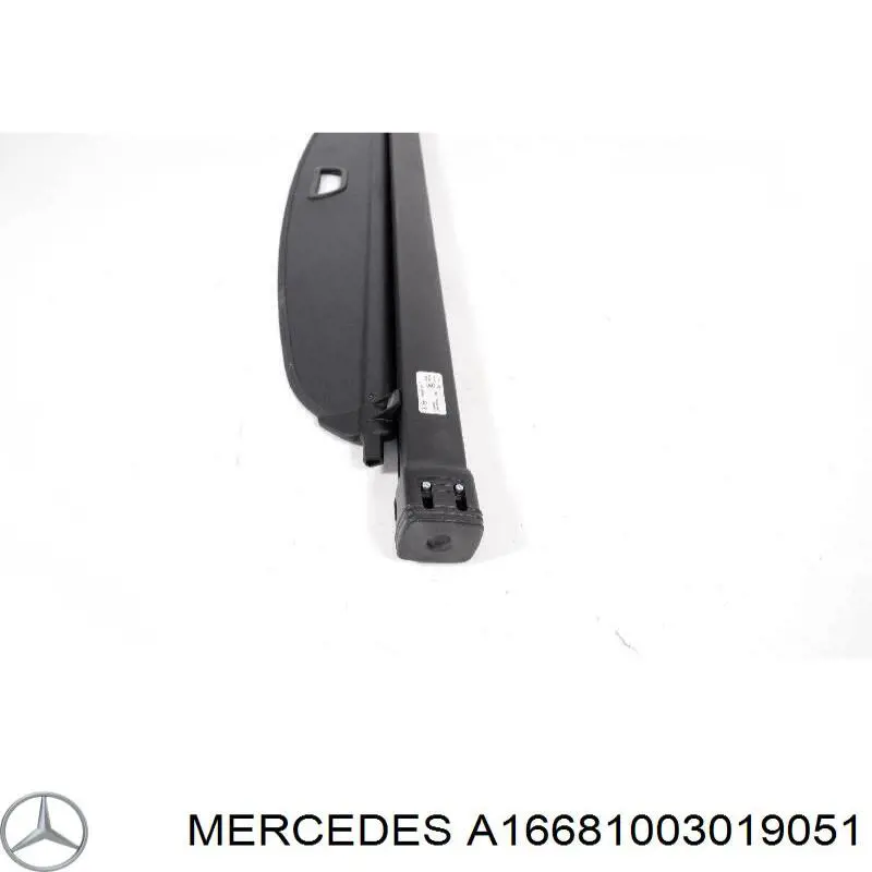 Шторка двері багажного відсіку на Mercedes ML/GLE (W166)