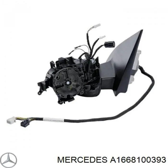 A1668100393 Mercedes Дзеркало заднього виду, ліве