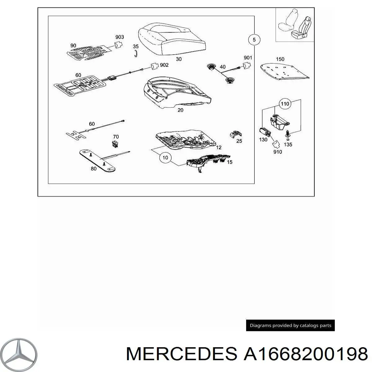 A1668200198 Mercedes 