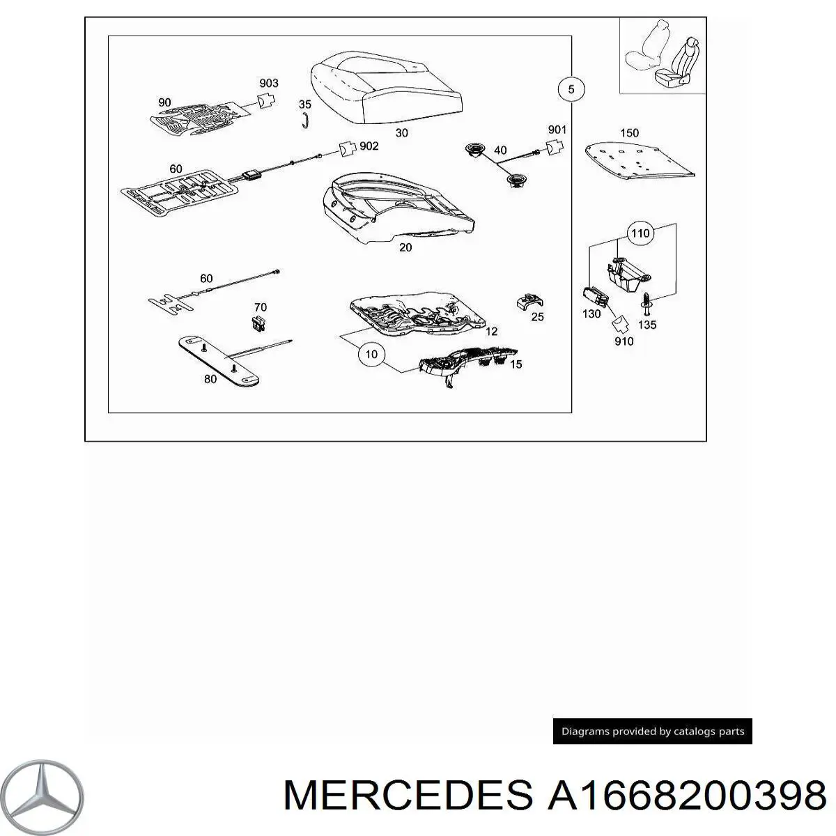 A1668200398 Mercedes 